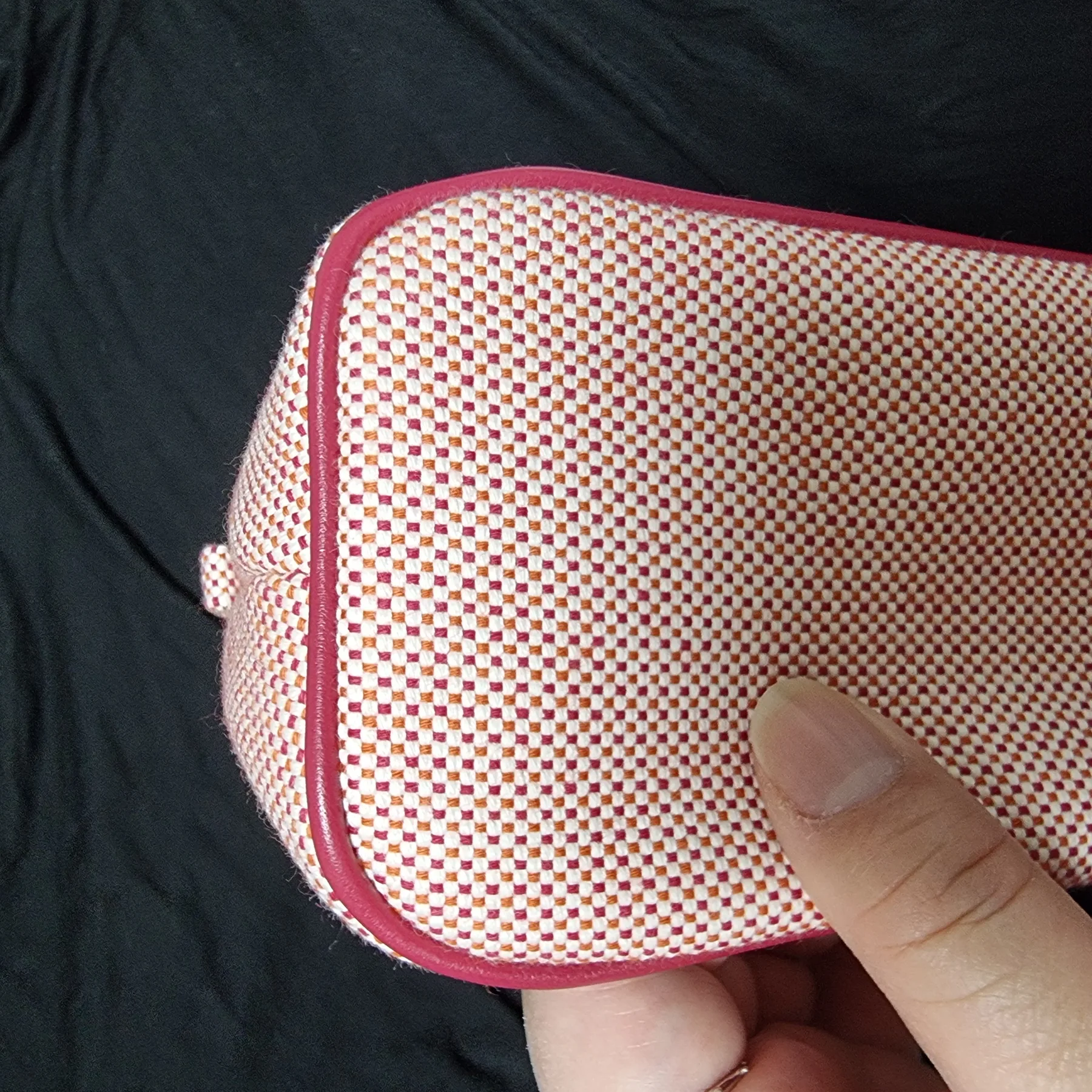 에르메스 볼리드 BOLIDE CRAZY H MM 03 ORANGE / FRAMBOISE 새제품 사진 5