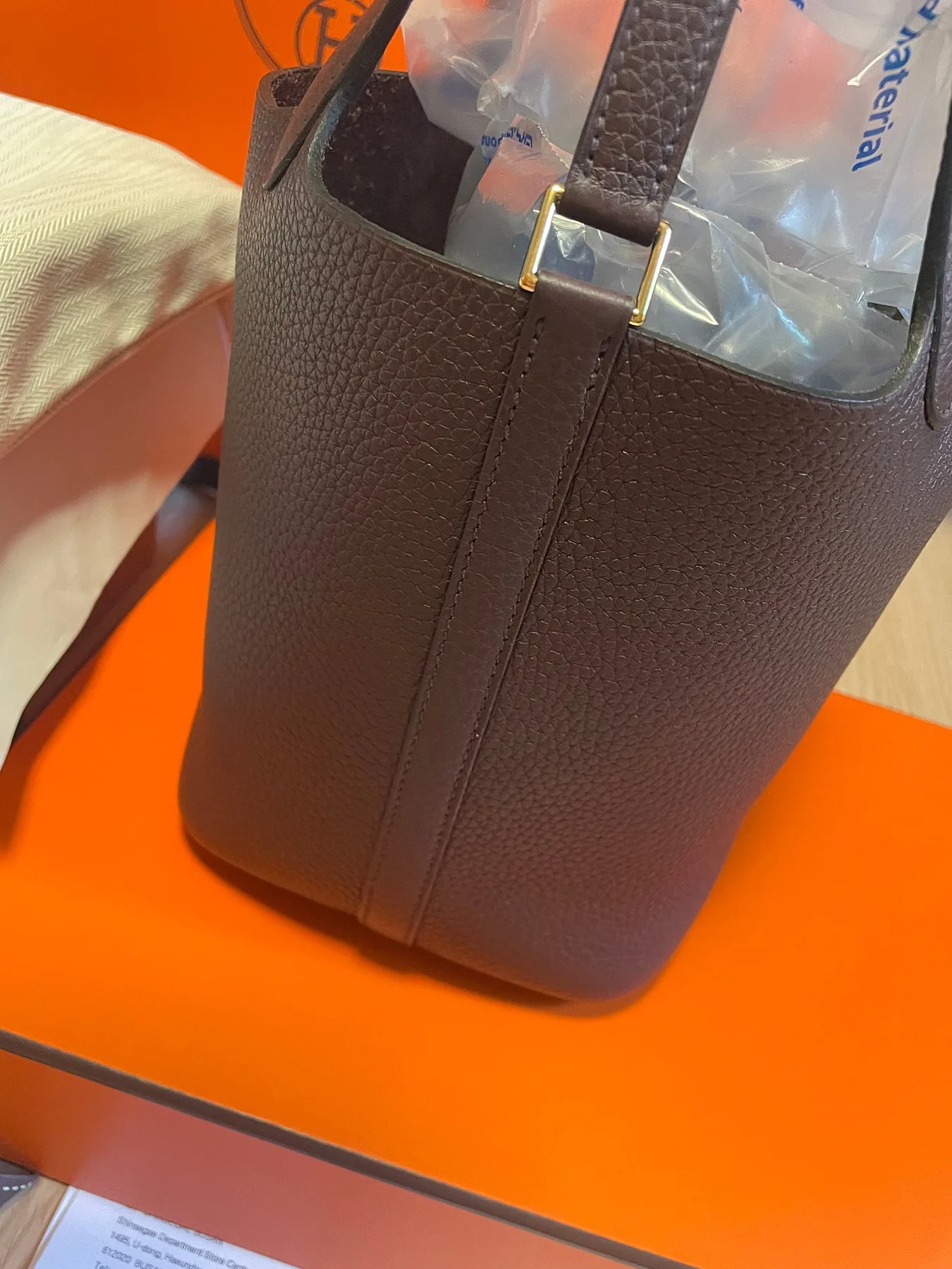 에르메스 피코탄 18 루즈셀리에 금장 사진 3