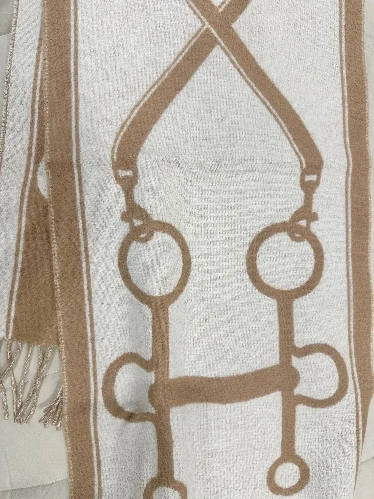 에르메스 모르스 캐시미어 양면머플러 사진 6
