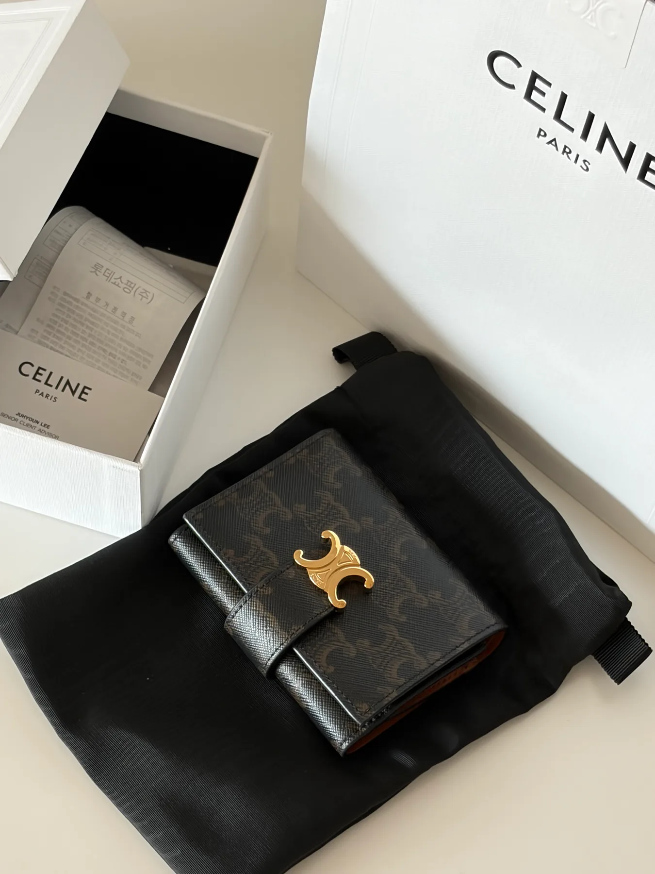 셀린느 CELINE 니노 파인 스트랩 지갑 새상품 사진 1