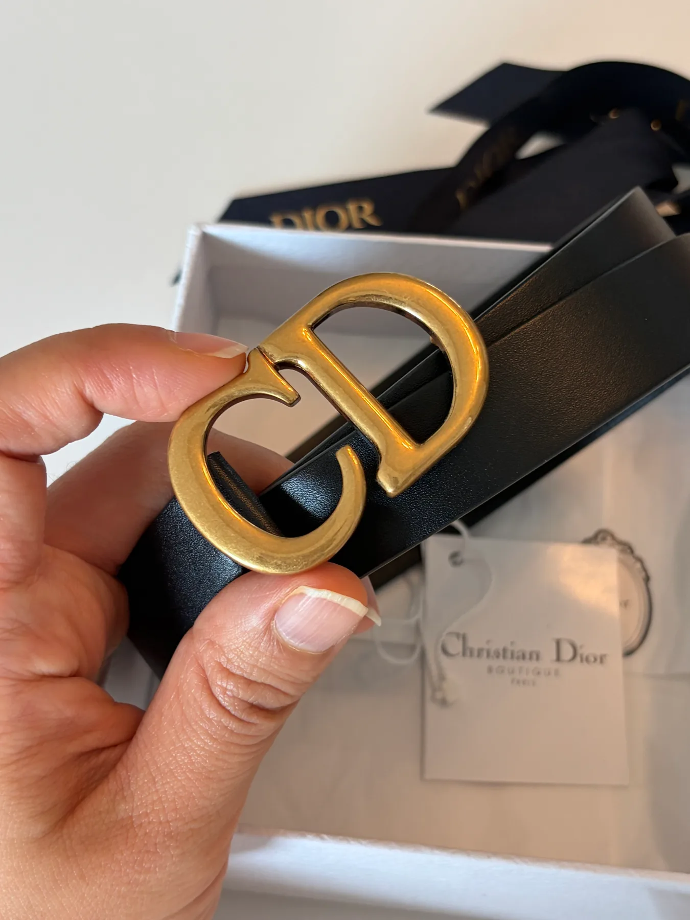디올 Dior CD 벨트 (2번착용) 사진 2