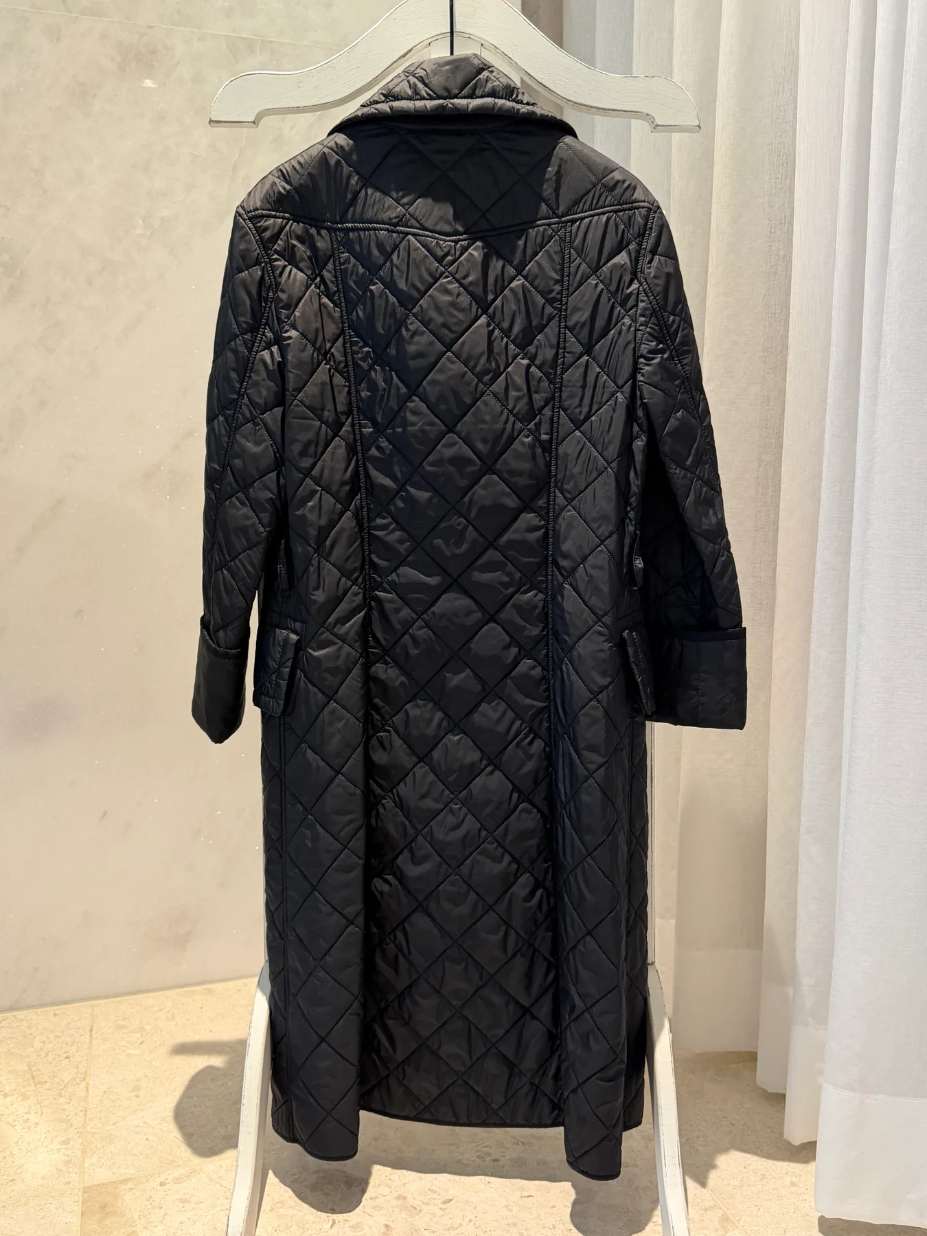 버버리 BURBERRY 벨트 퀼팅 롱 자켓 S 사진 7
