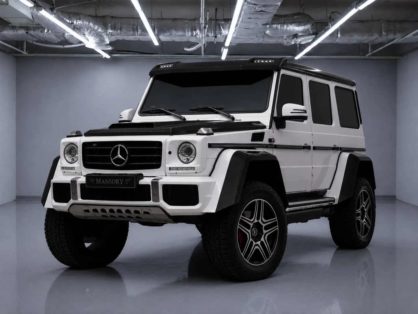 벤츠 G500 4×4² 2017 2017 화이트 사진 2