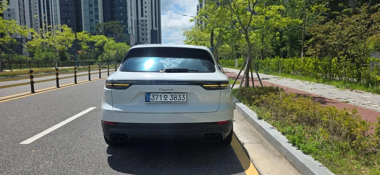 포르쉐 카이엔 3.0 플래티넘 에디션 2023 카레라화이트메탈릭 사진 2