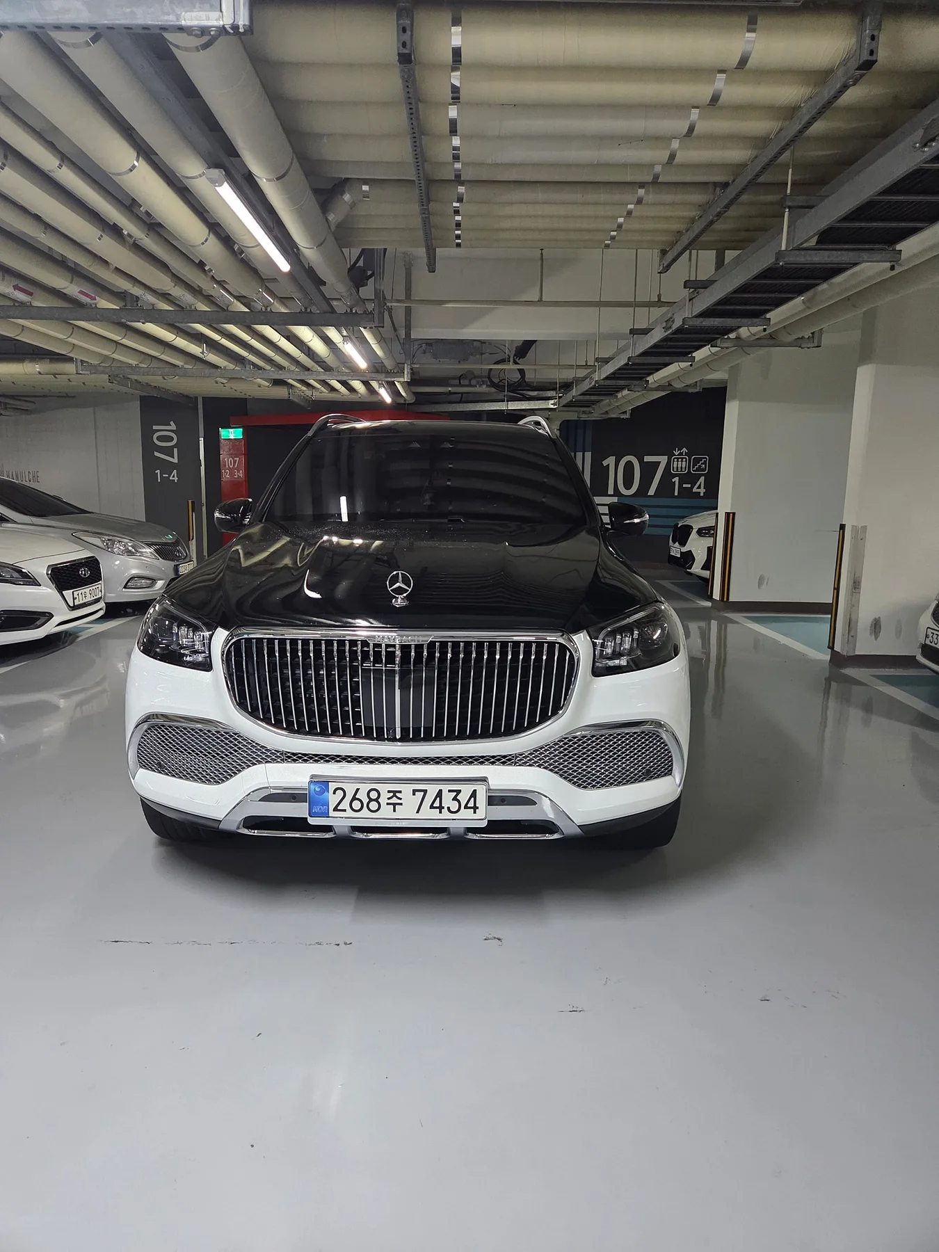 벤츠 GLS 400D 마이바흐 컨버젼 2022 화이트 사진 1