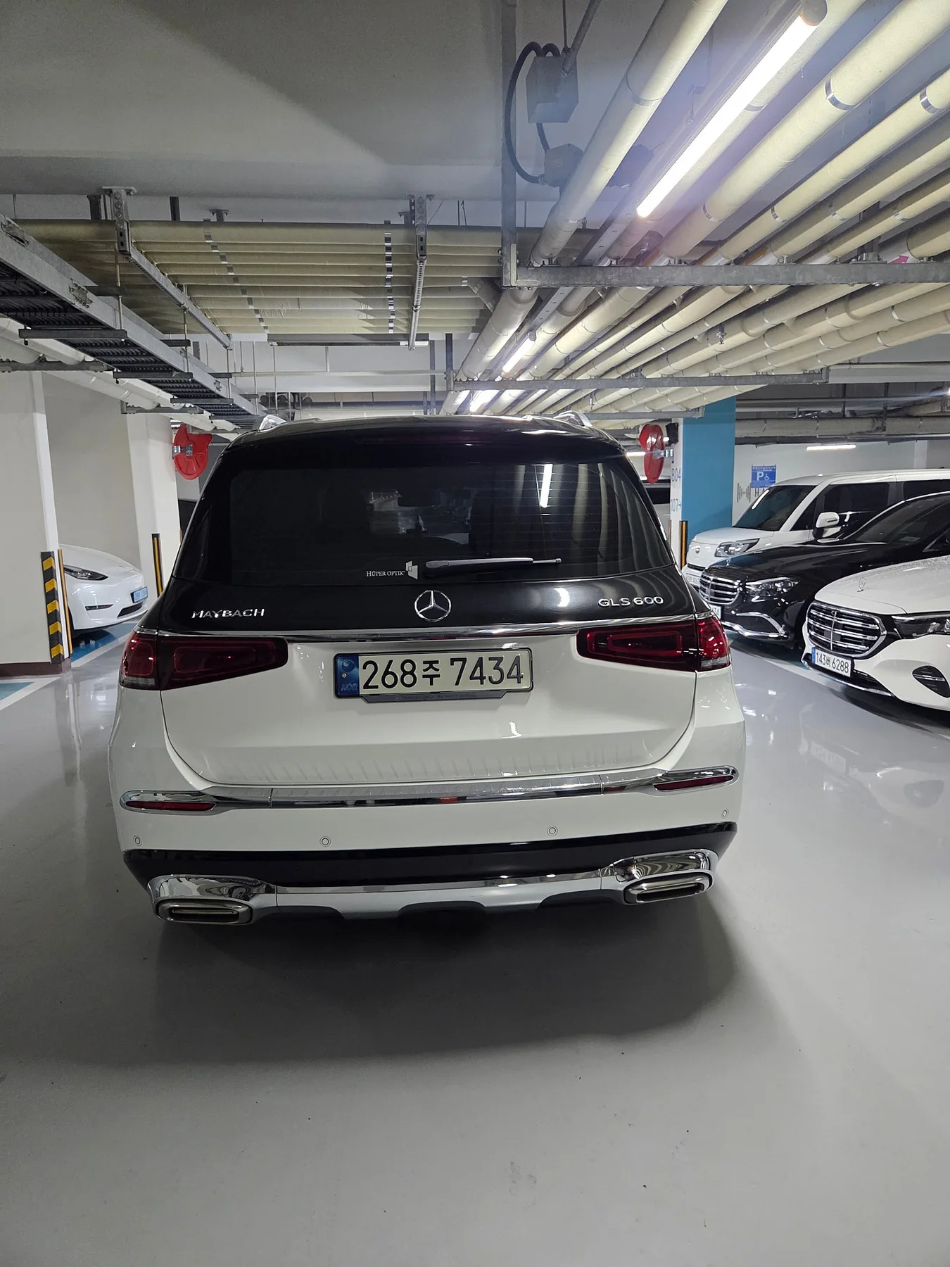 벤츠 GLS 400D 마이바흐 컨버젼 2022 화이트 사진 2