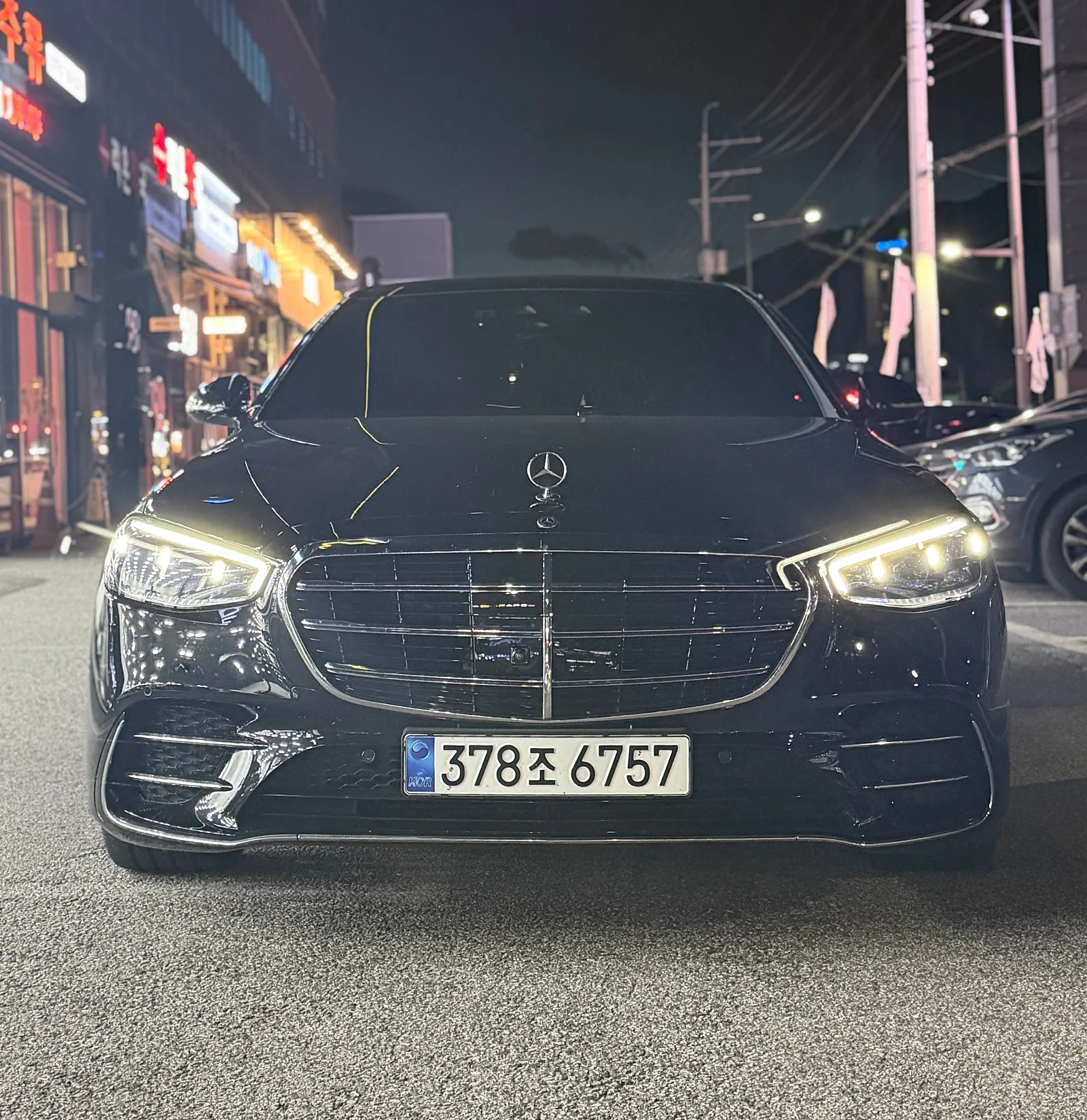 벤츠 S450d AMGLine 2023 블랙 사진 1