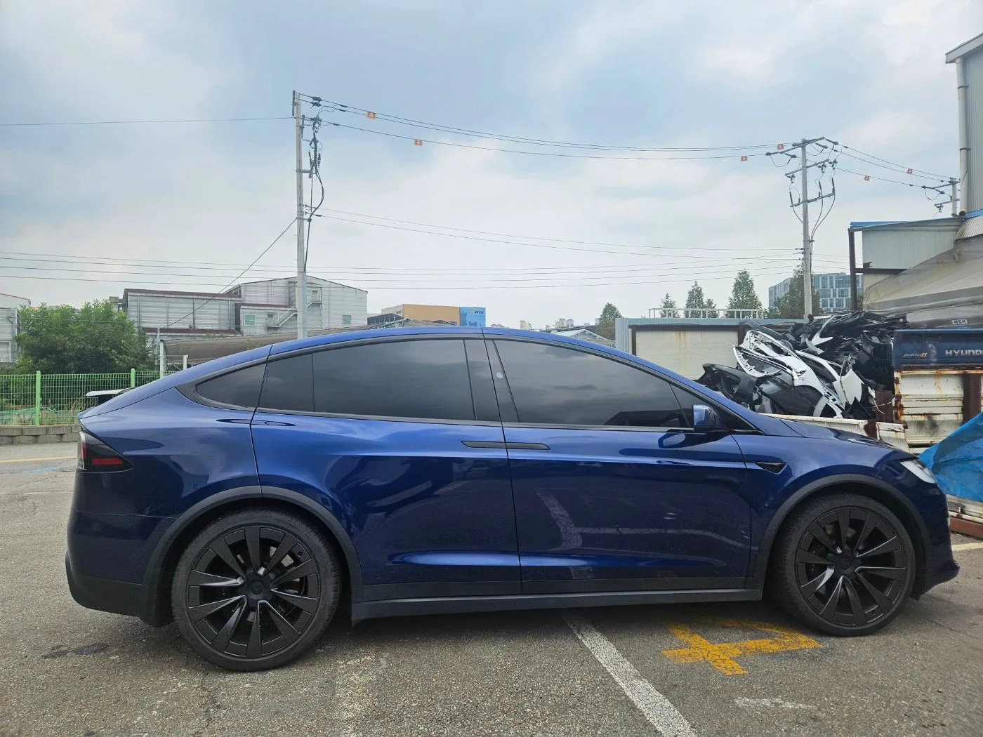 테슬라 모델X 롱레인지 AWD 2023 실버 사진 6