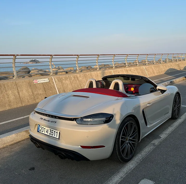 포르쉐 718 박스터 4.0 GTS 2022 화이트 사진 2