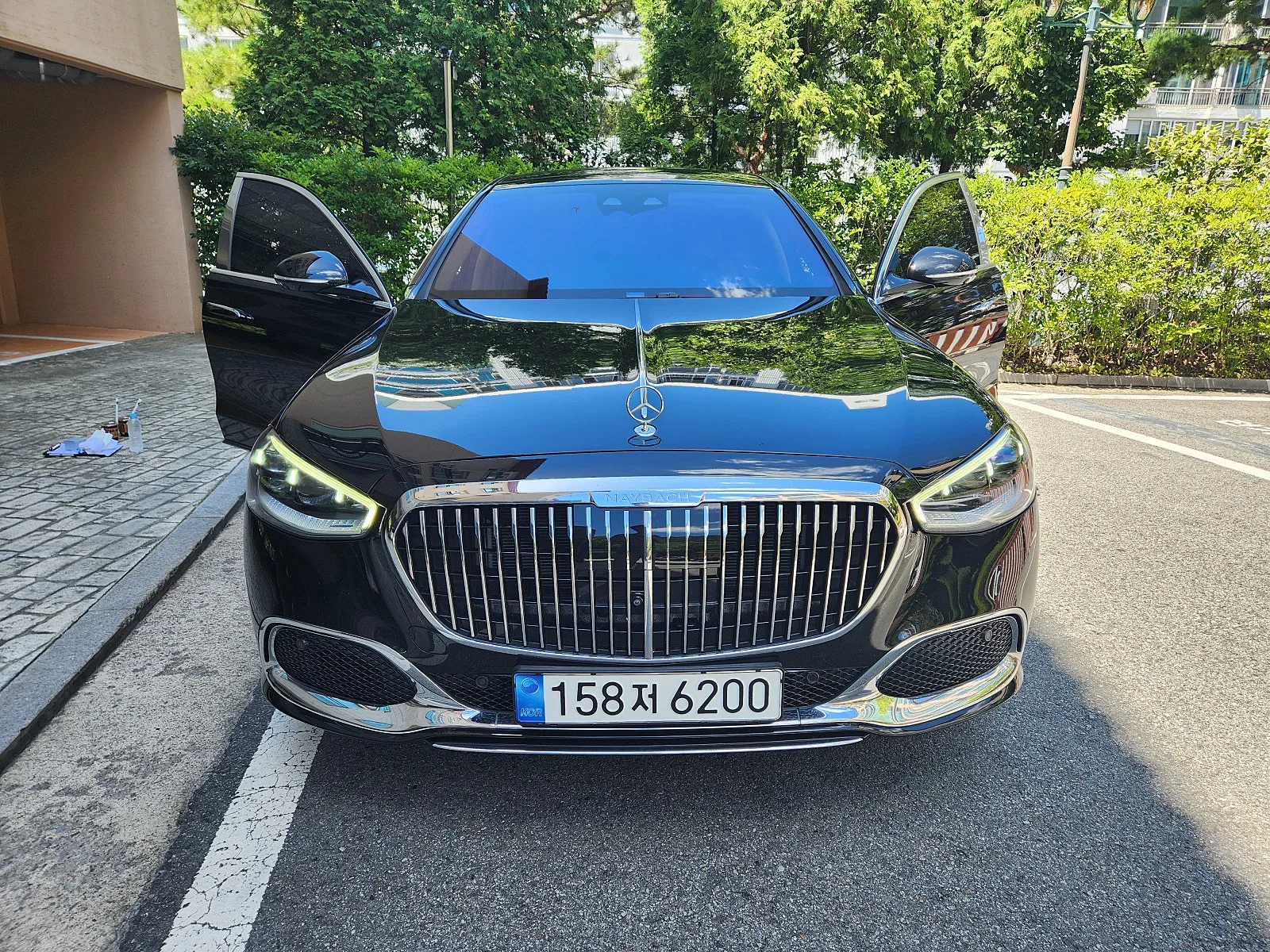 벤츠 마이바흐 S580 2022 블루 사진 1