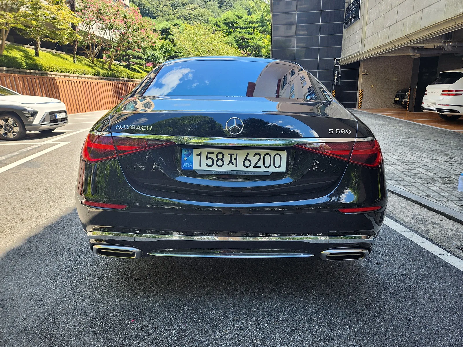 벤츠 마이바흐 S580 2022 블루 사진 4
