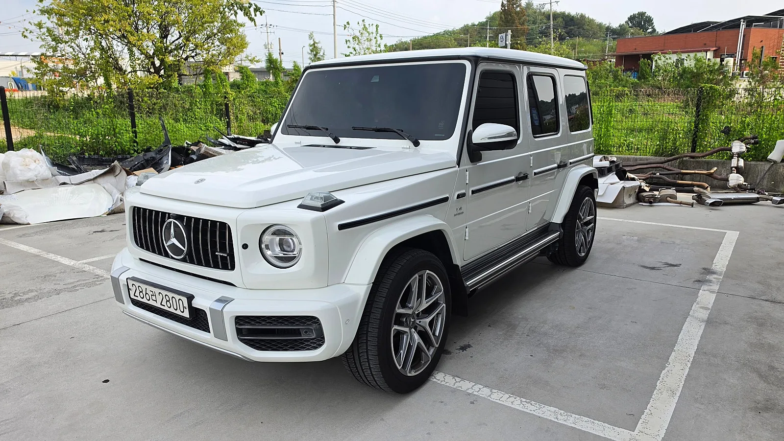 벤츠 G63 AMG 2021 흰색 사진 3