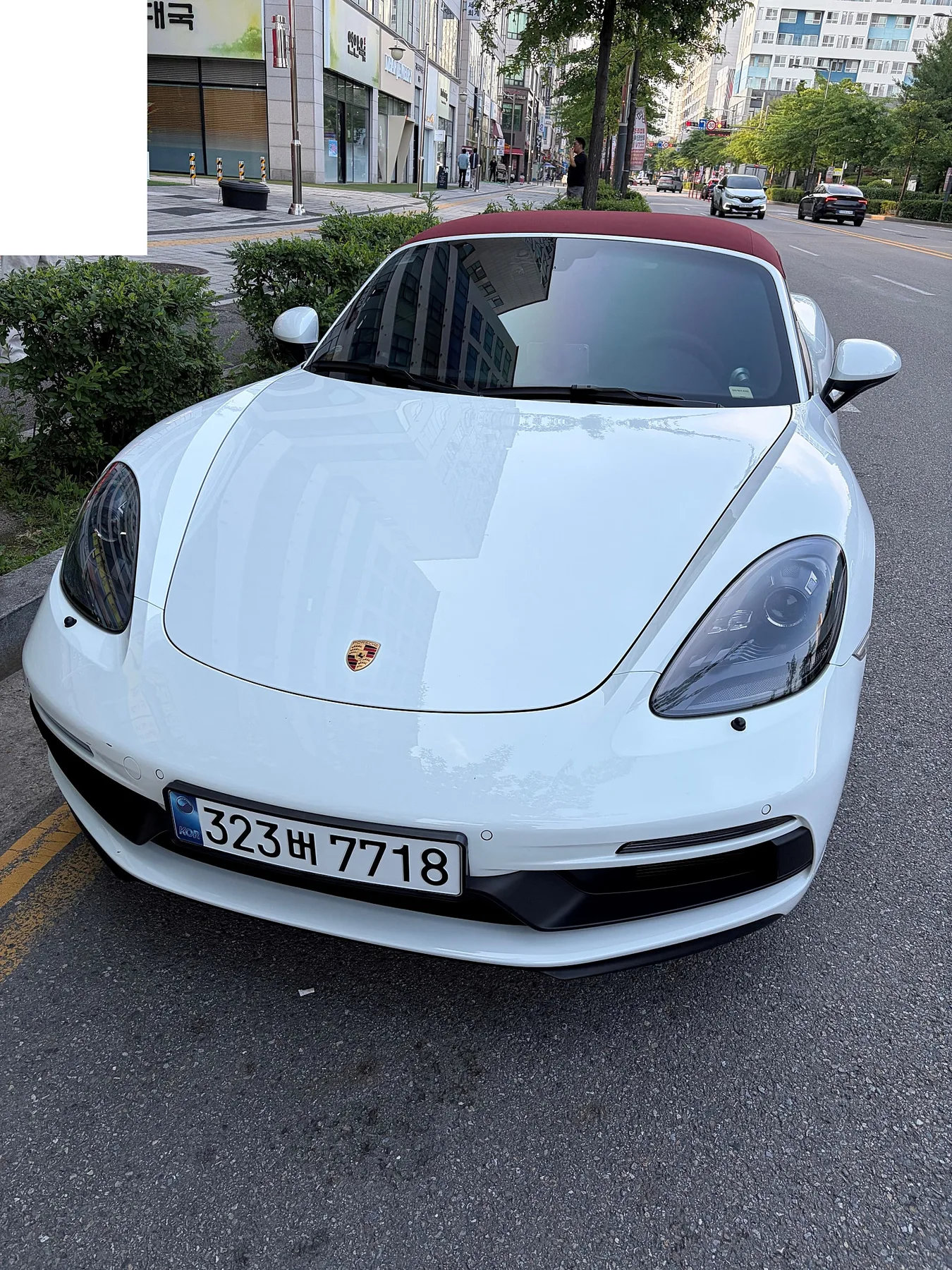 포르쉐 박스터 718 2.5 GTS 2018 흰색 사진 1