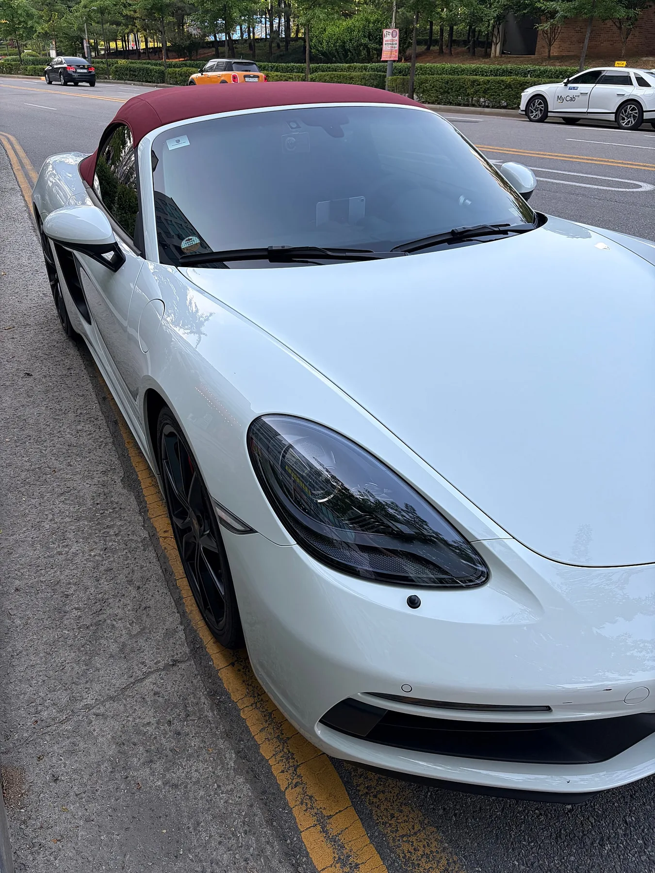 포르쉐 박스터 718 2.5 GTS 2018 흰색 사진 2