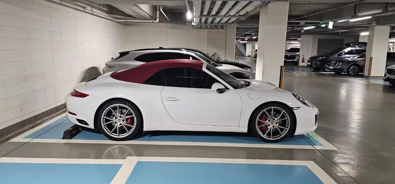 포르쉐 911 카레라 S 카브리올레 991 mk2 2017 화이트 사진 2