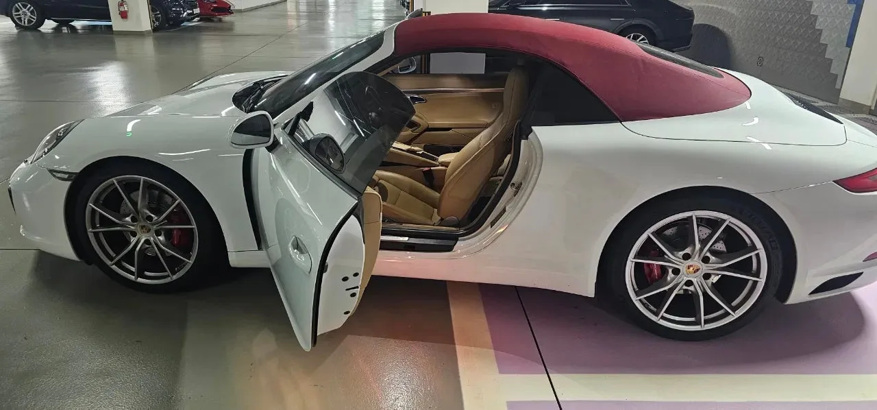 포르쉐 911 카레라 S 카브리올레 991 mk2 2017 화이트 사진 3