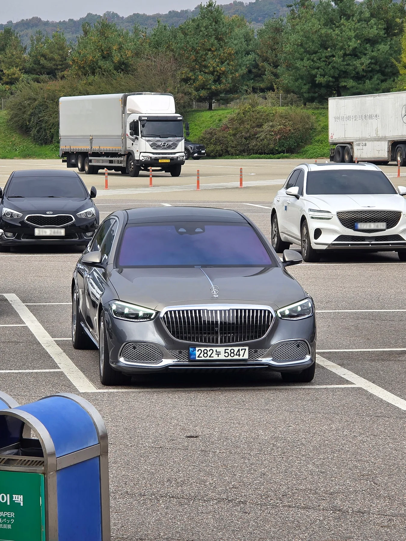 벤츠 S580 마이바흐 2021 그레이 사진 5