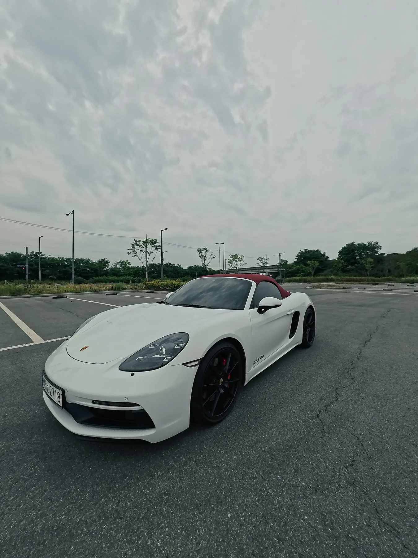포르쉐 박스터 4.0 GTS 2021 흰색 사진 1