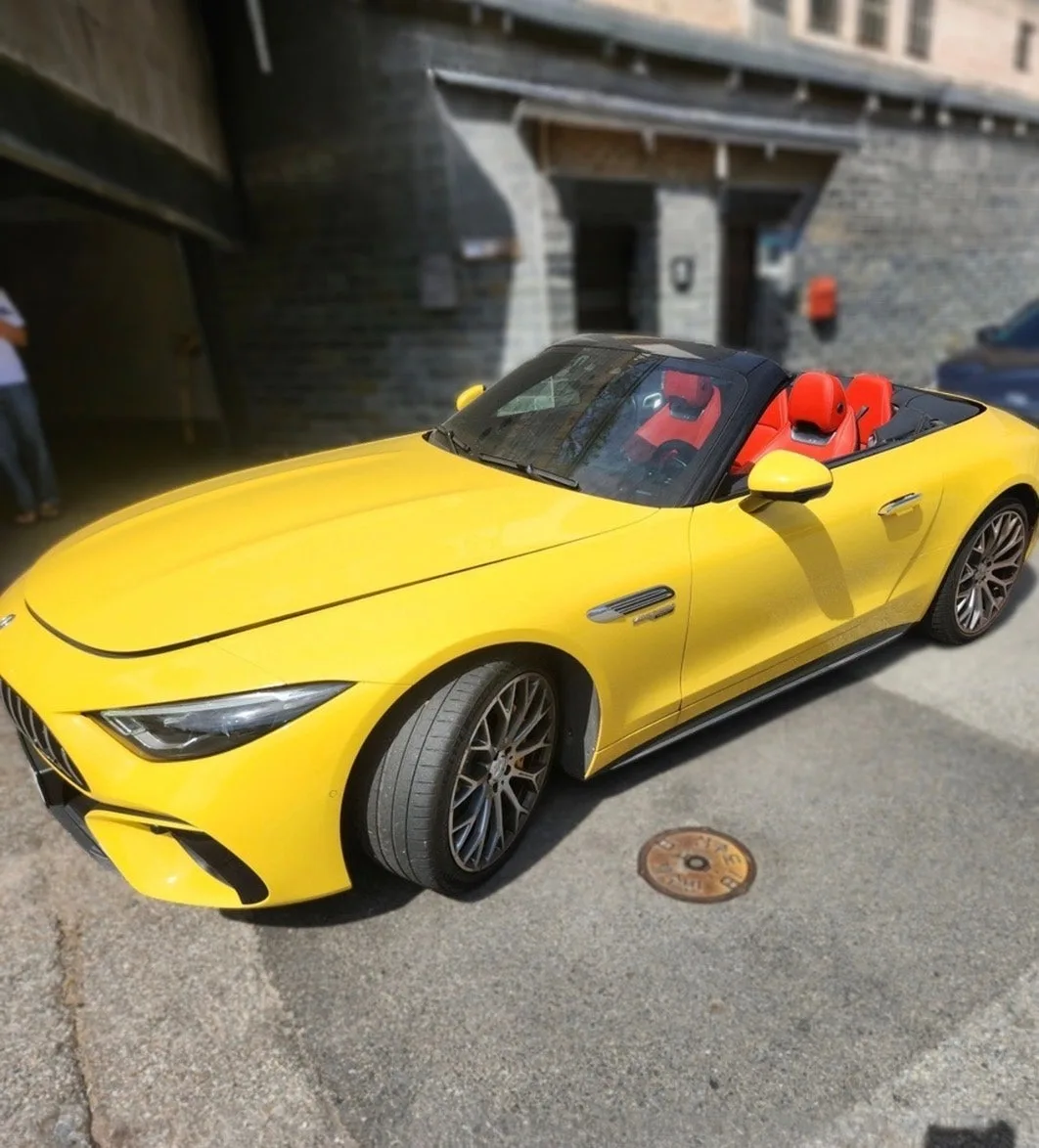 벤츠 SL63 AMG 4M 2023 노랑 사진 1