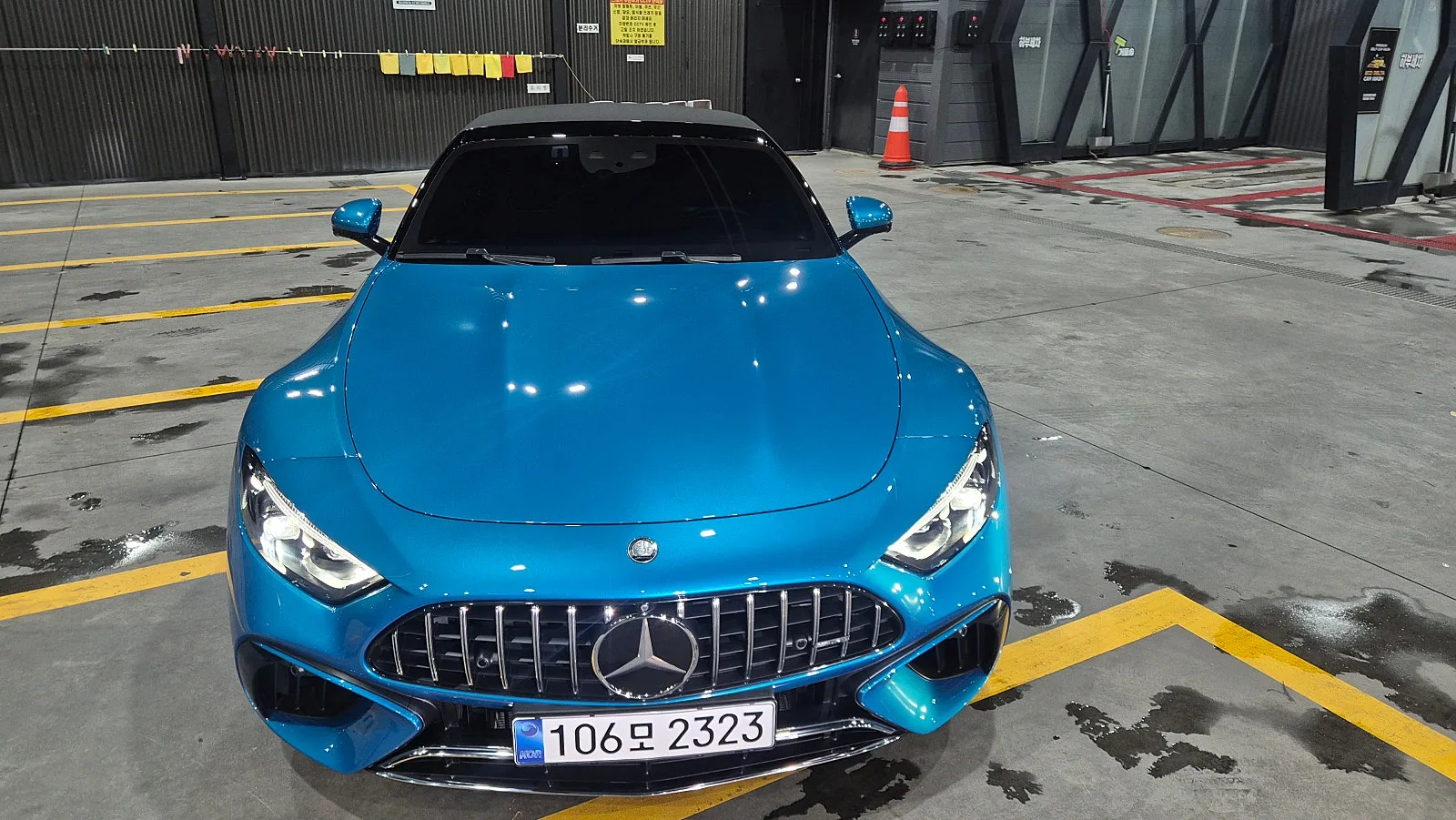 벤츠 SL-클래스 AMG SL63 4MATIC+ 2023 2023 블루 사진 1
