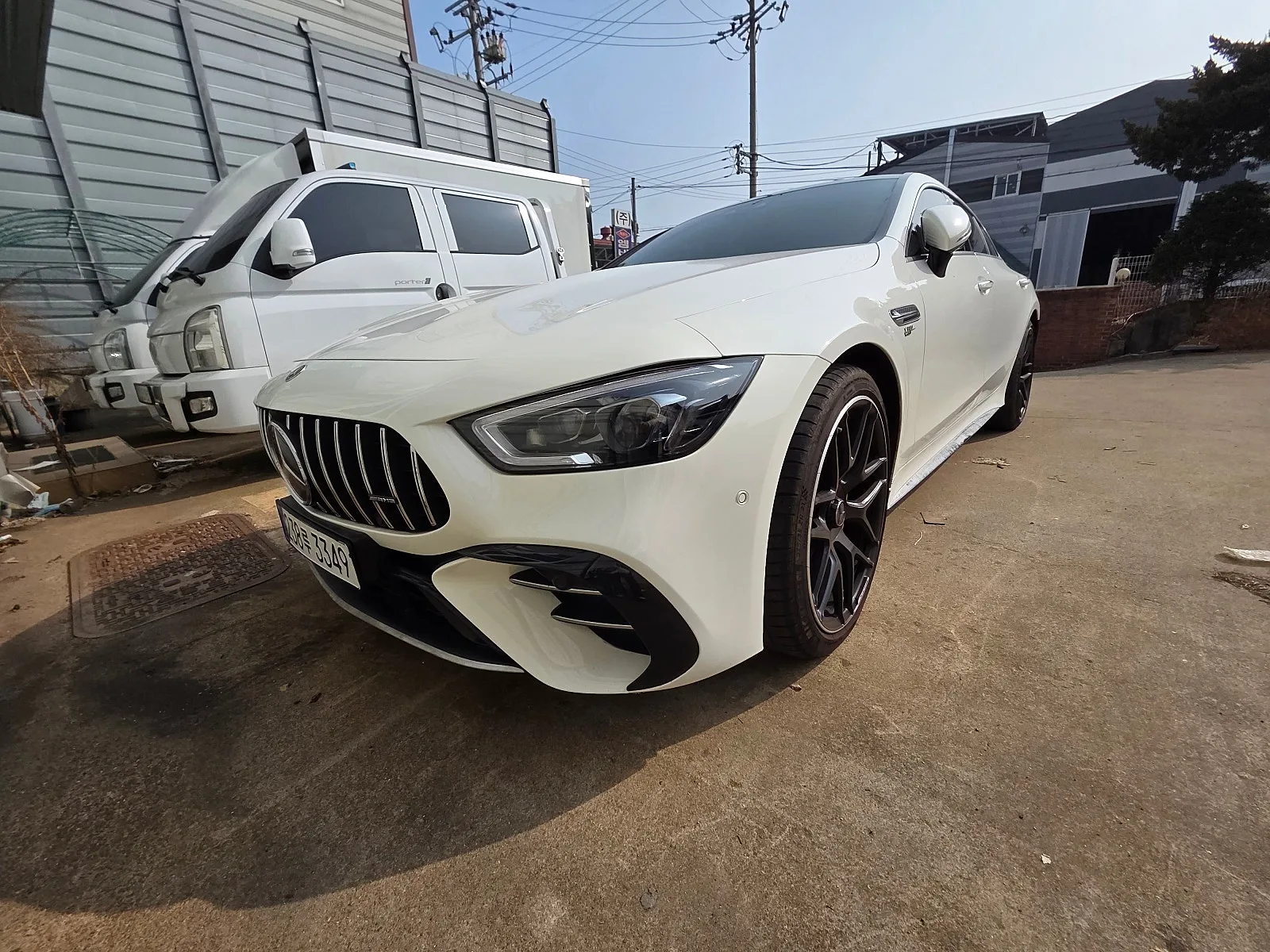 벤츠 AMG GT 43 다이나믹 2023 화이트 사진 5