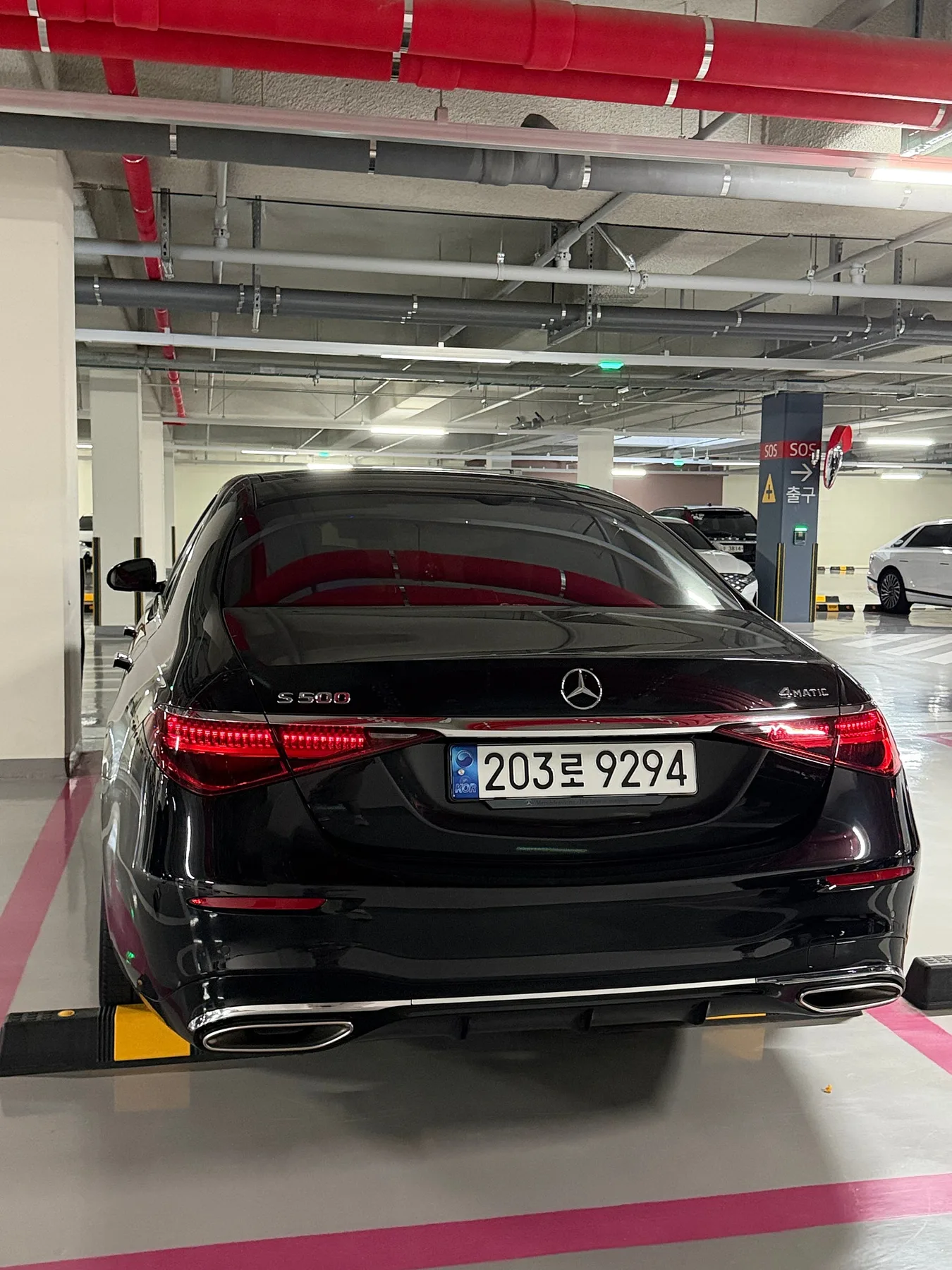 벤츠 S500L 2023 블랙 사진 4