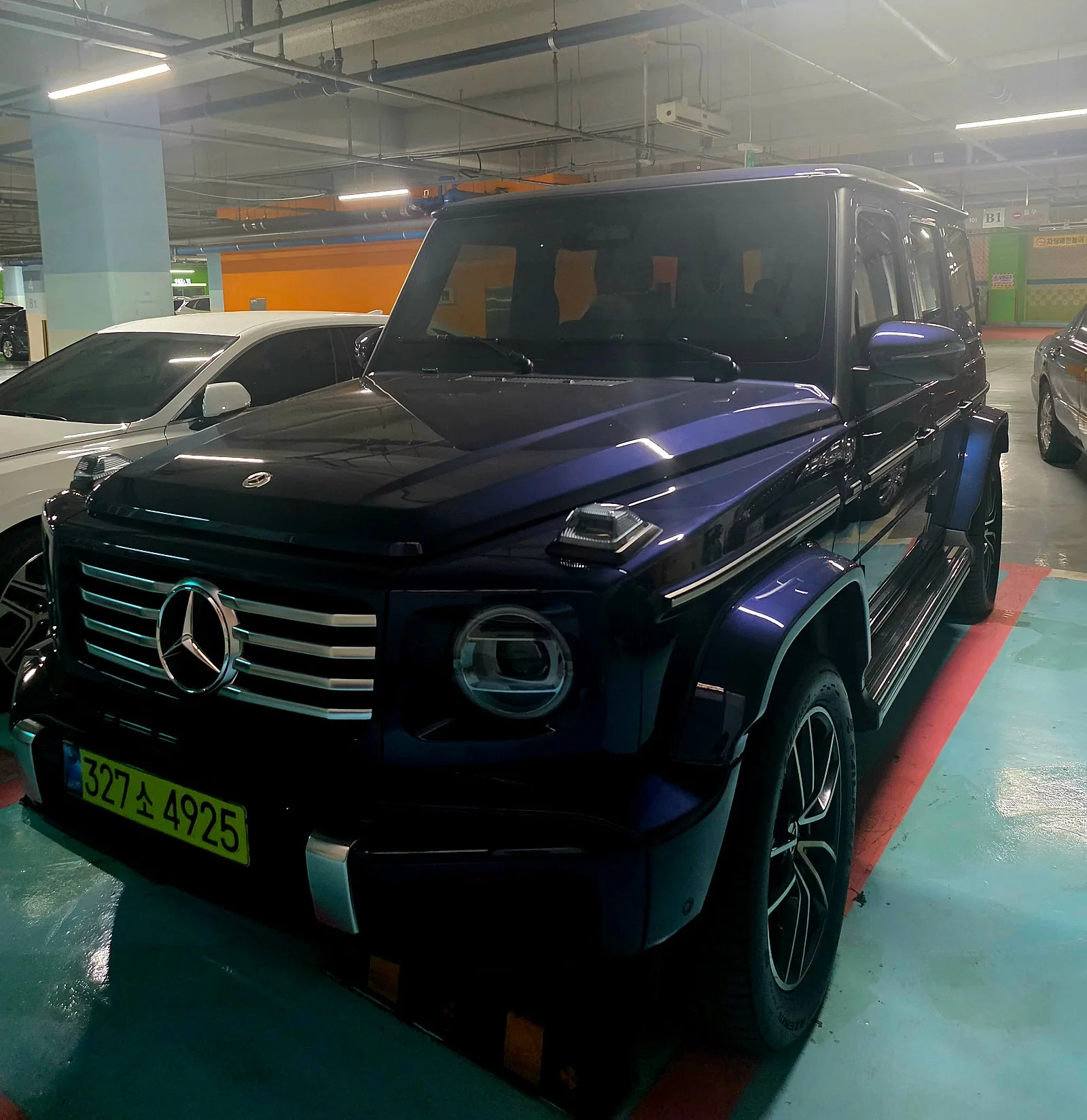 벤츠 지바겐 G450d 2025 네이비 사진 1