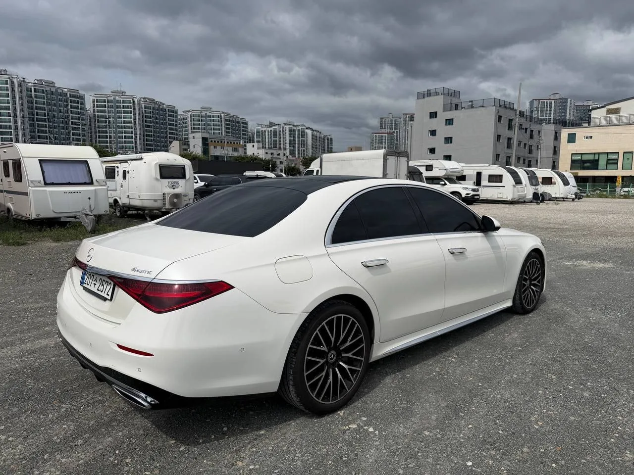 벤츠 S400D 2023 다이아몬드화이트 사진 1