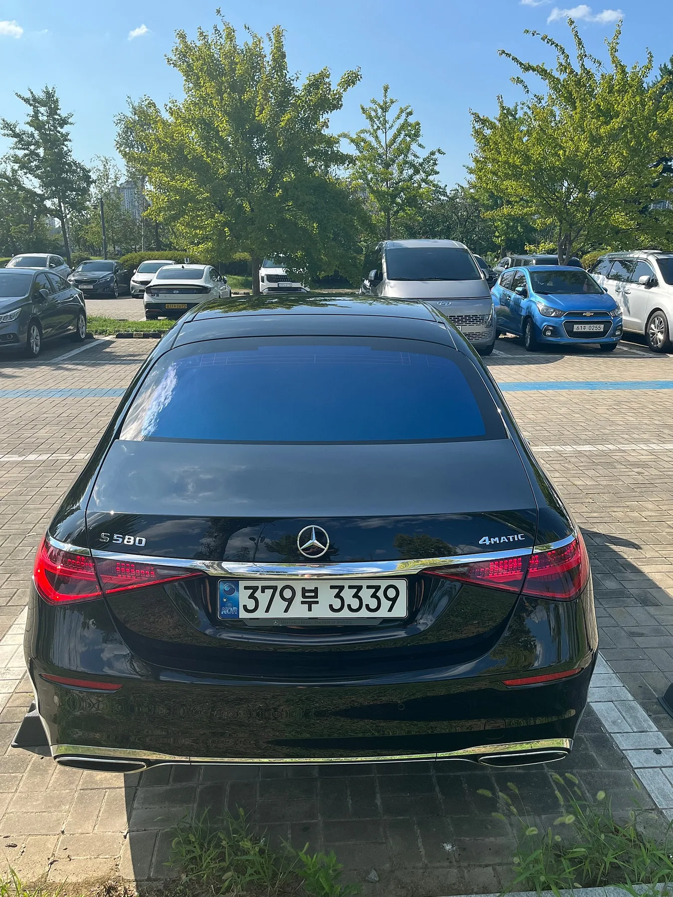 벤츠 S580 롱바디 2022 블랙 사진 4