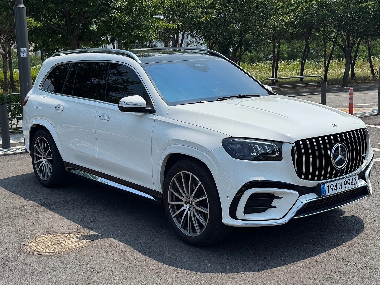 벤츠 메르세데스-벤츠 GLS450 4MATIC 2025 2025 화이트 사진 3
