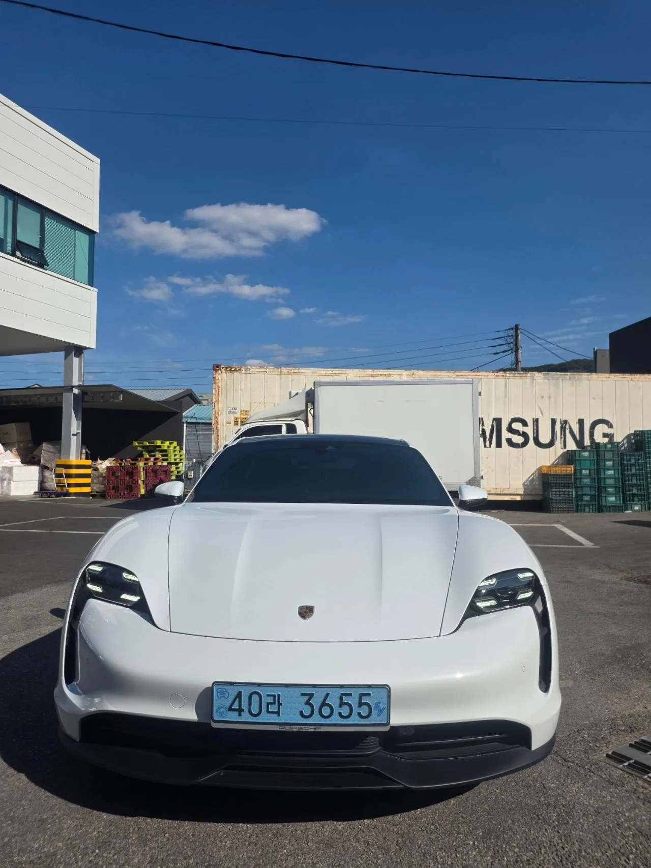 포르쉐 타이칸 4S 2021 화이트 사진 1