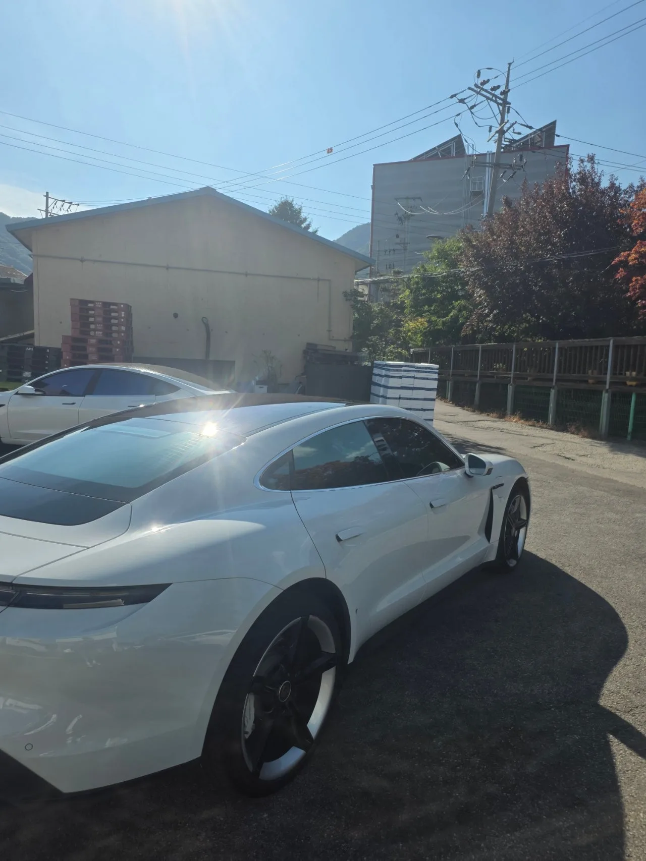 포르쉐 타이칸 4S 2021 화이트 사진 3