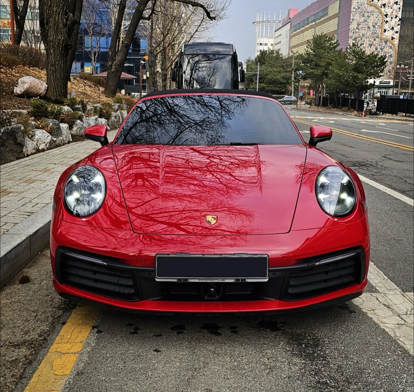 포르쉐 911 카레라 S 카브리올레 2021 카민레드 사진 1
