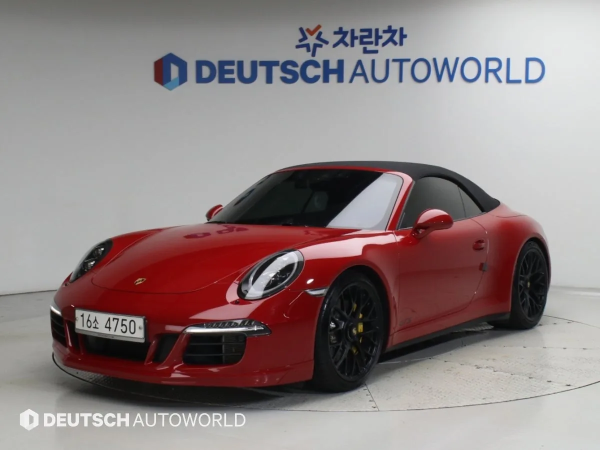 포르쉐 911 카레라4 GTS 카브리올레 2015 카민 레드 사진 2