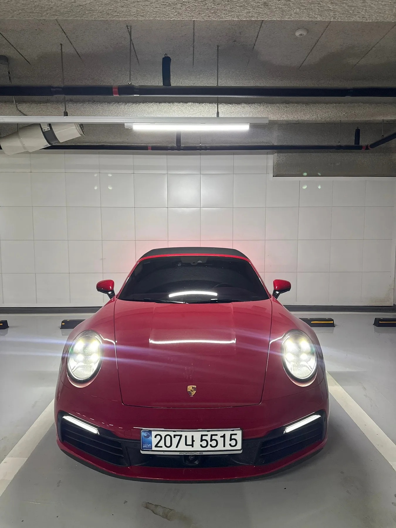 포르쉐 911 Targa 4S 2024 버건디 사진 1
