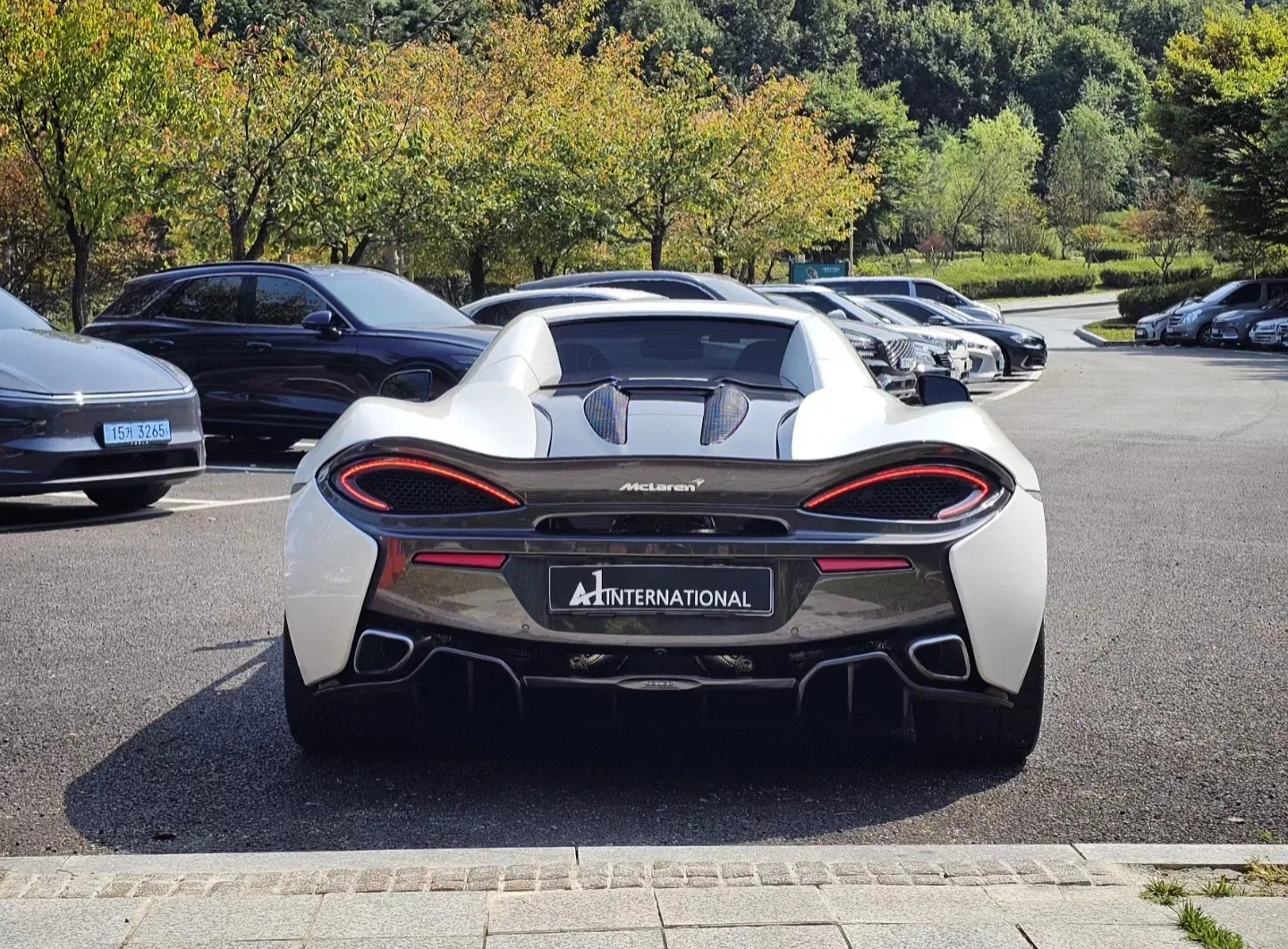 맥라렌 570S 스파이더 2019 화이트 사진 4