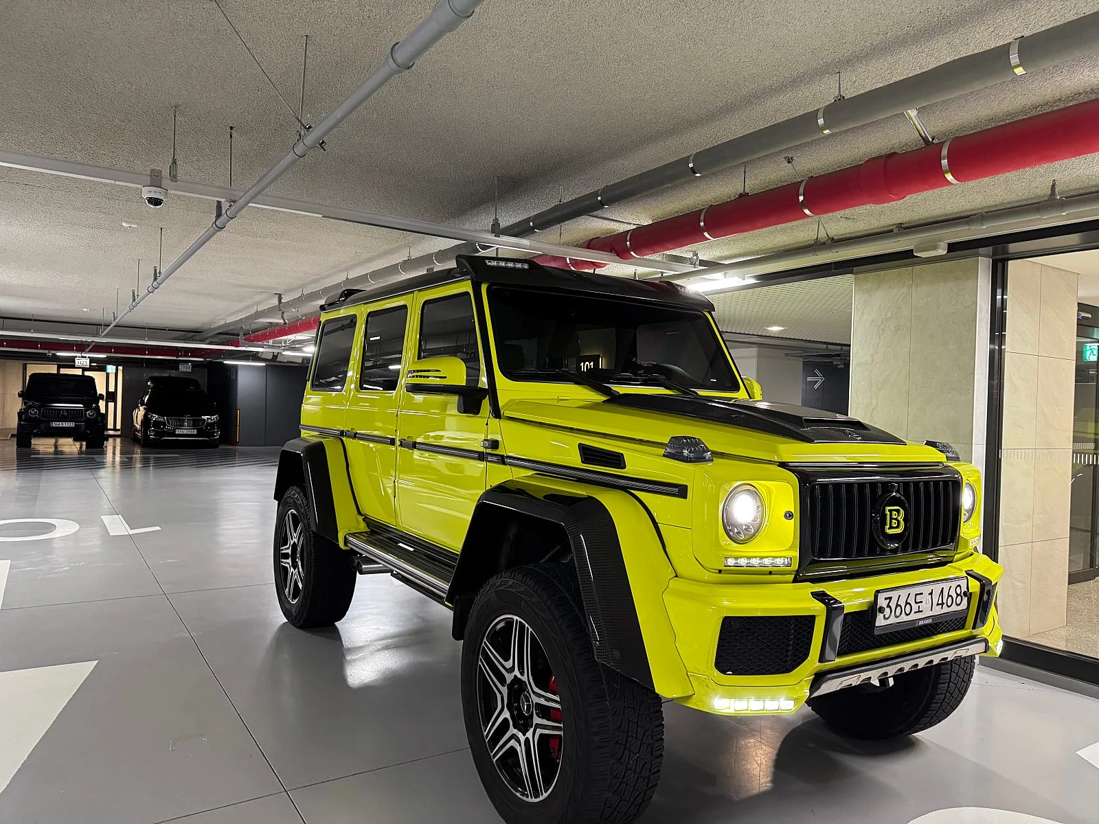 벤츠 G500 4x4 2016 옐로 사진 5