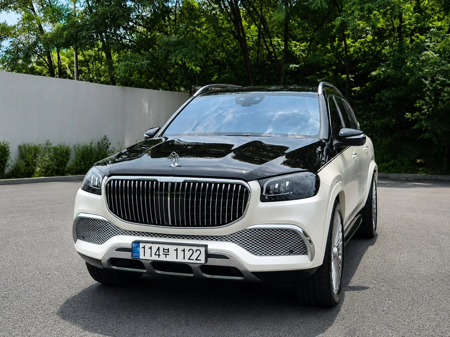 벤츠 마이바흐 GLS600 4MATIC 2022 화이트 사진 2