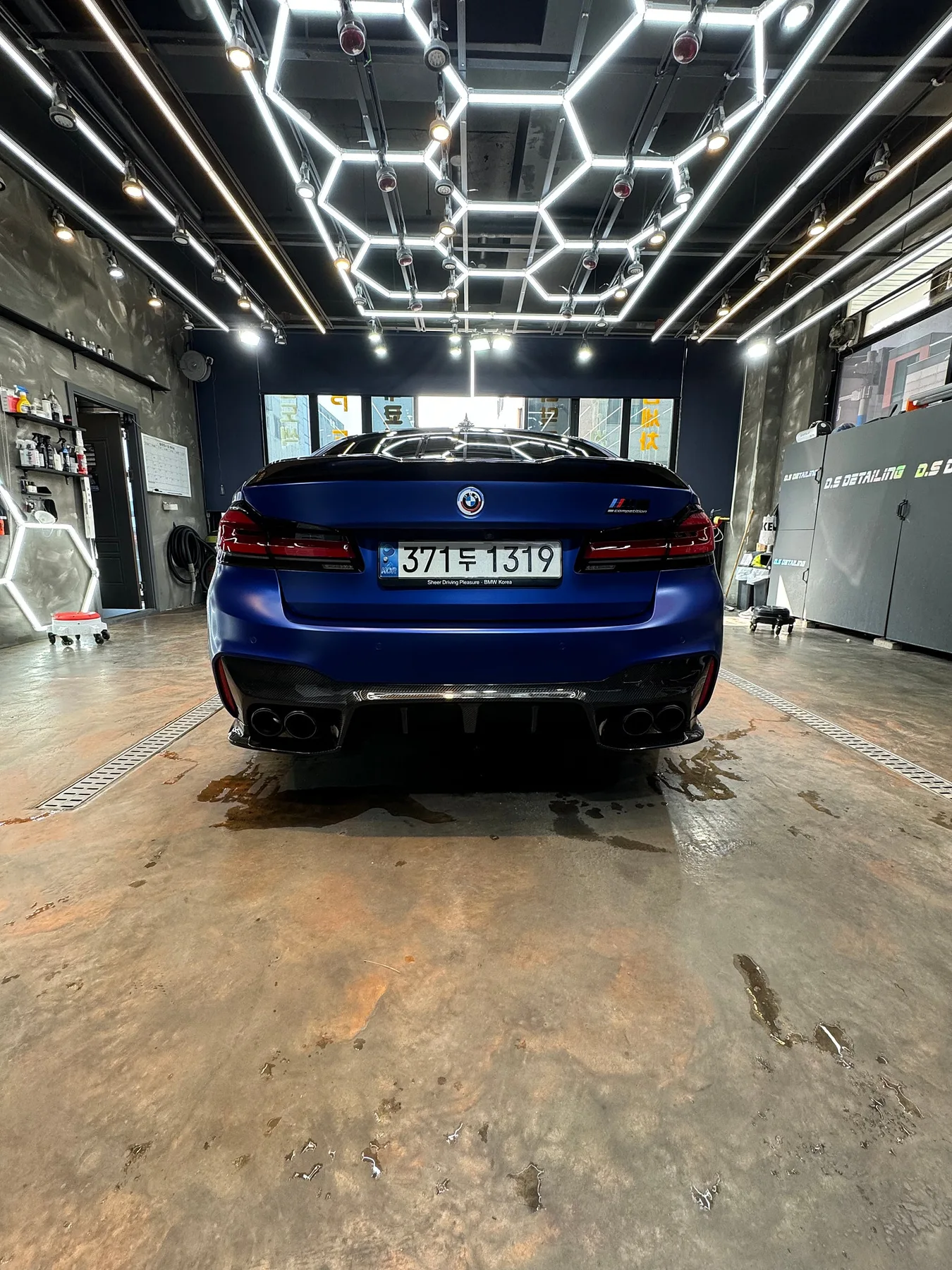 BMW M5 F90 2020 프로즌 마리나블루 무광 사진 2