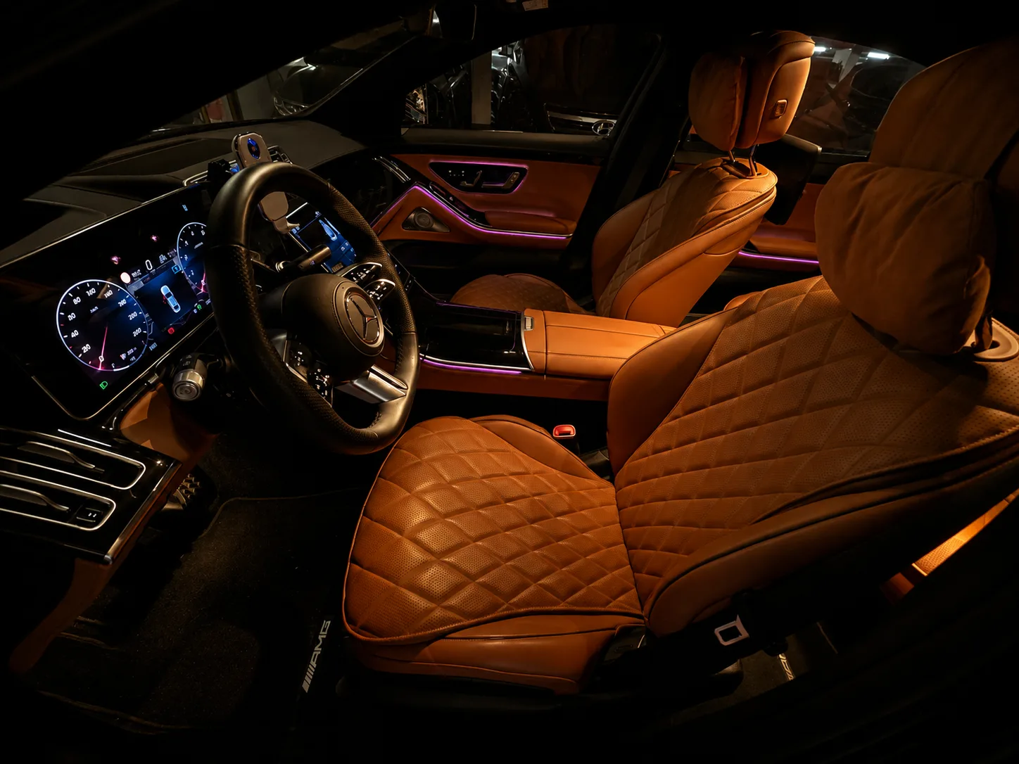 벤츠 S500 마일드 하이브리드 2025 블랙 사진 8