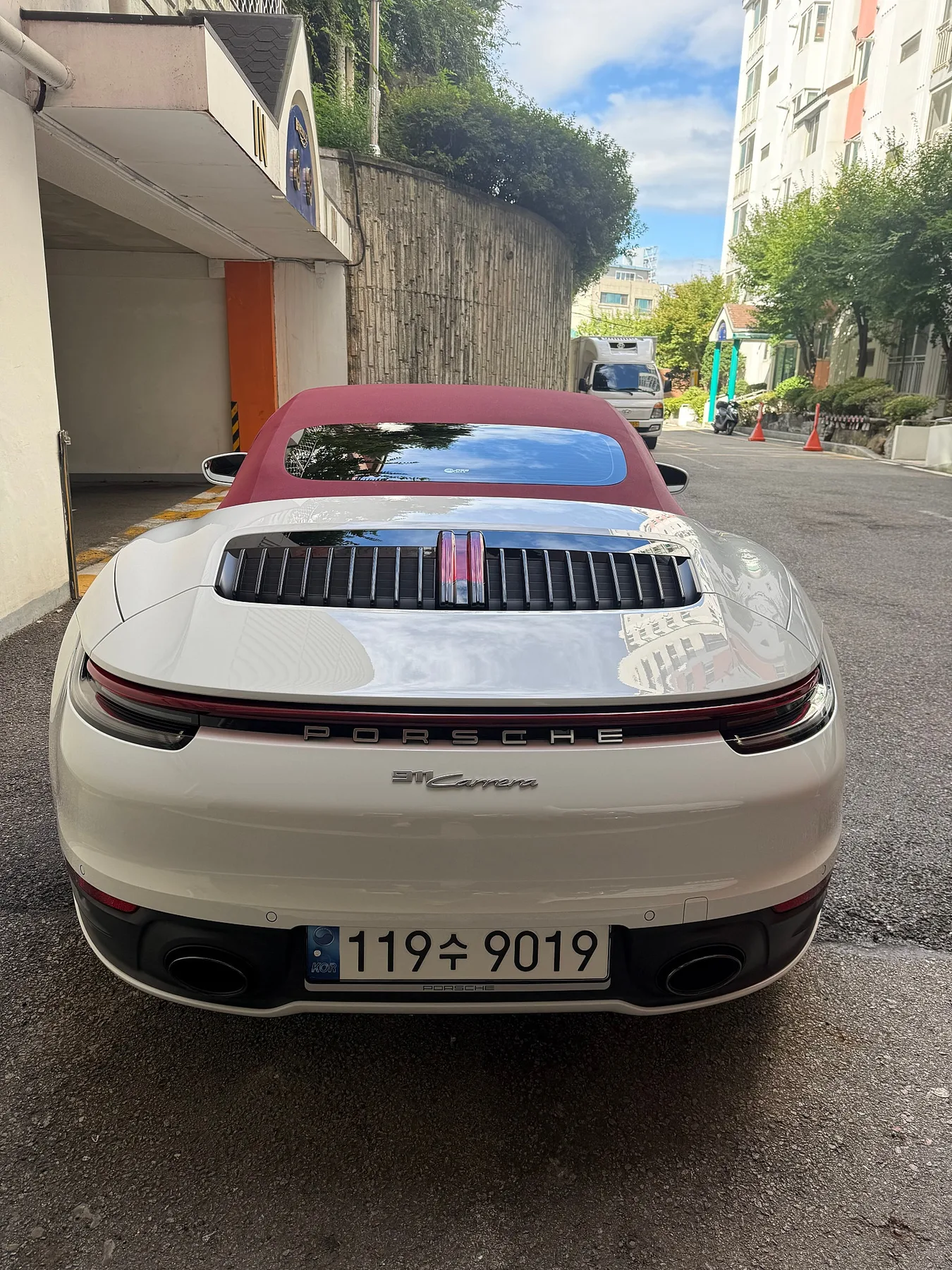 포르쉐 911 카레라 카브리올레 2021 흰색 사진 6