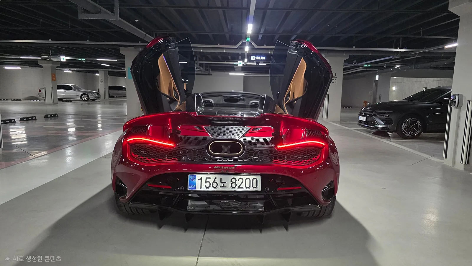 맥라렌 750S 스파이더 2026 버건디 사진 5