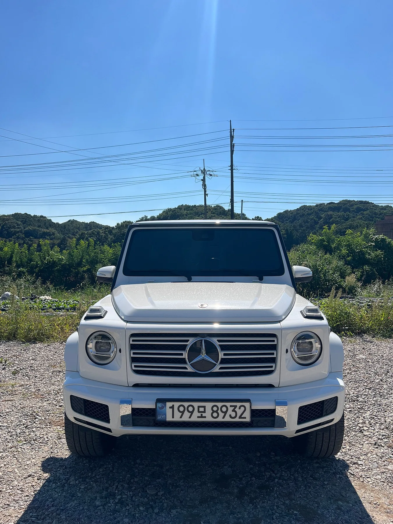 벤츠 지바겐 G400D 2021 흰색 사진 1