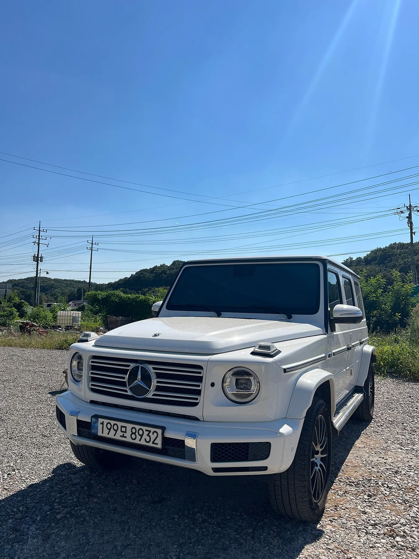벤츠 지바겐 G400D 2021 흰색 사진 2