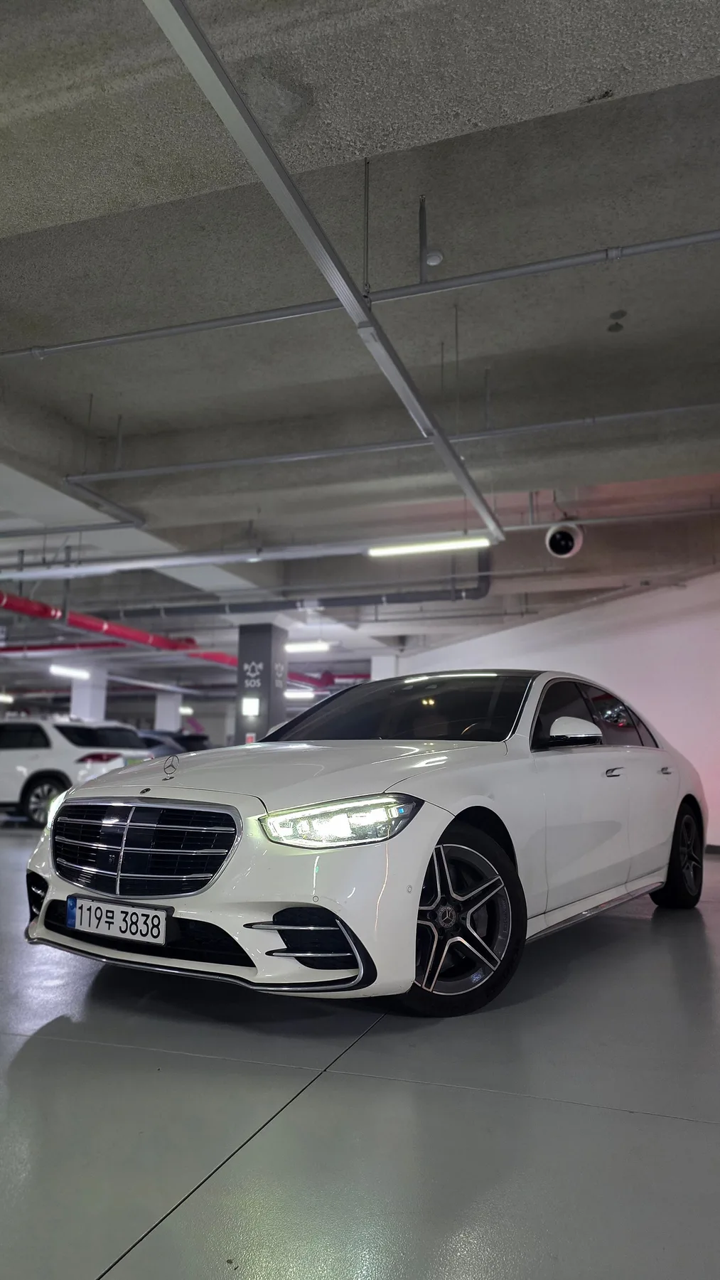 벤츠 S400D S클래스 2022 다이아몬드 화이트 사진 1