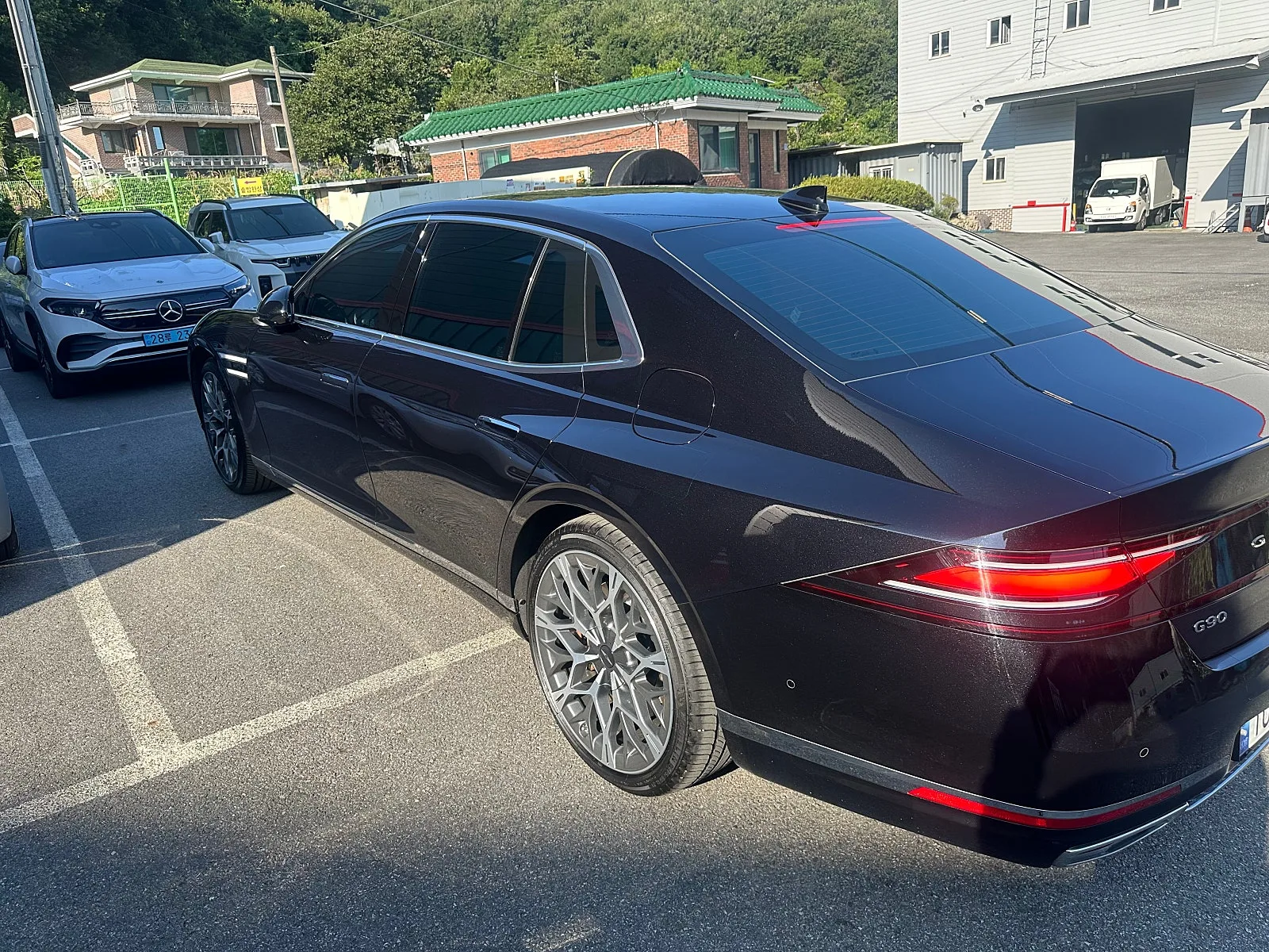 제네시스 G90 3.5T AWD 48V e-SC 2023 버건디 사진 5