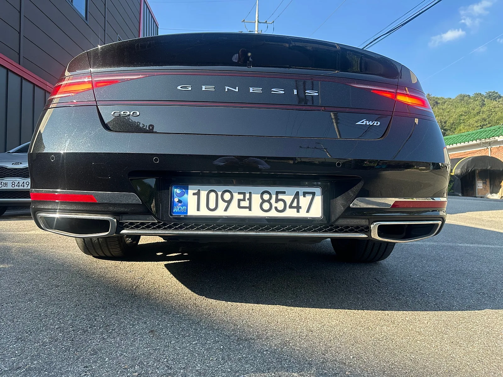 제네시스 G90 3.5T AWD 48V e-SC 2023 버건디 사진 7