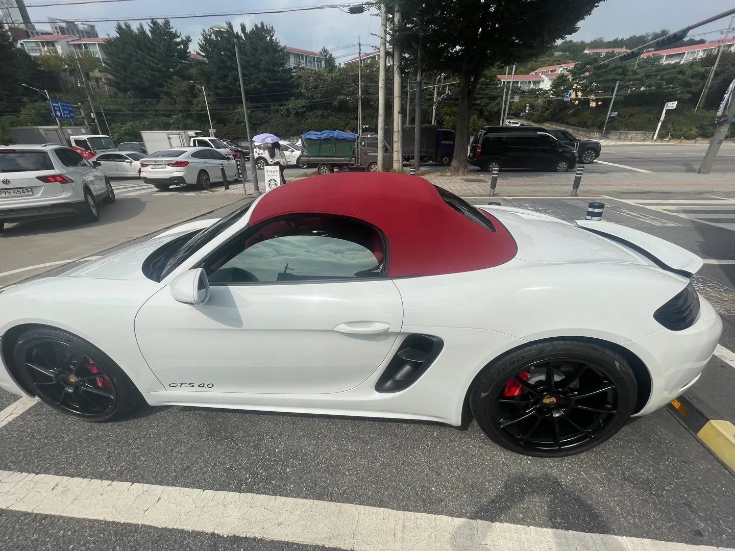 포르쉐 718 박스터 GTS 4.0 2024 흰색 사진 1