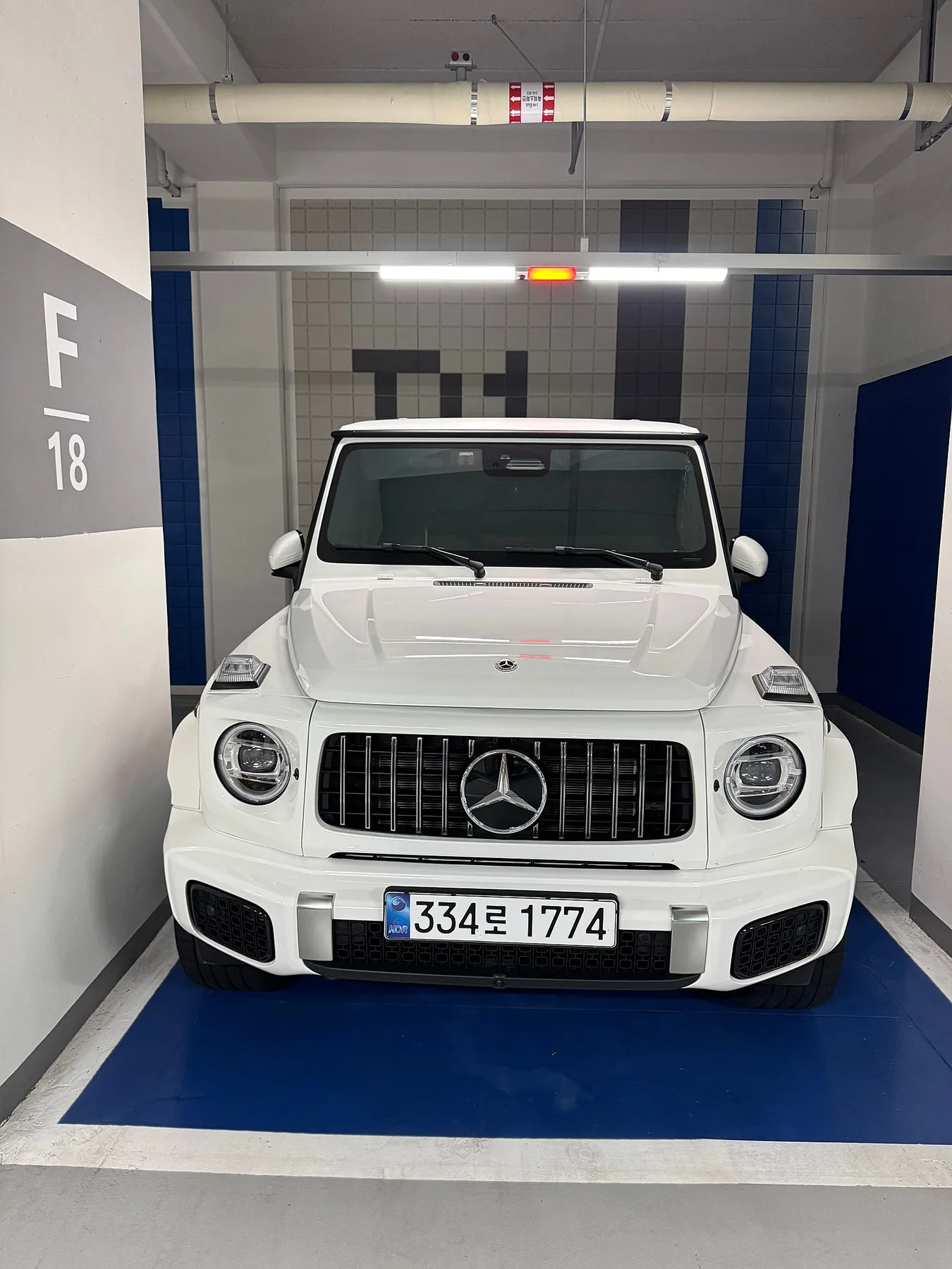 벤츠 G450d 2024 흰색 사진 1
