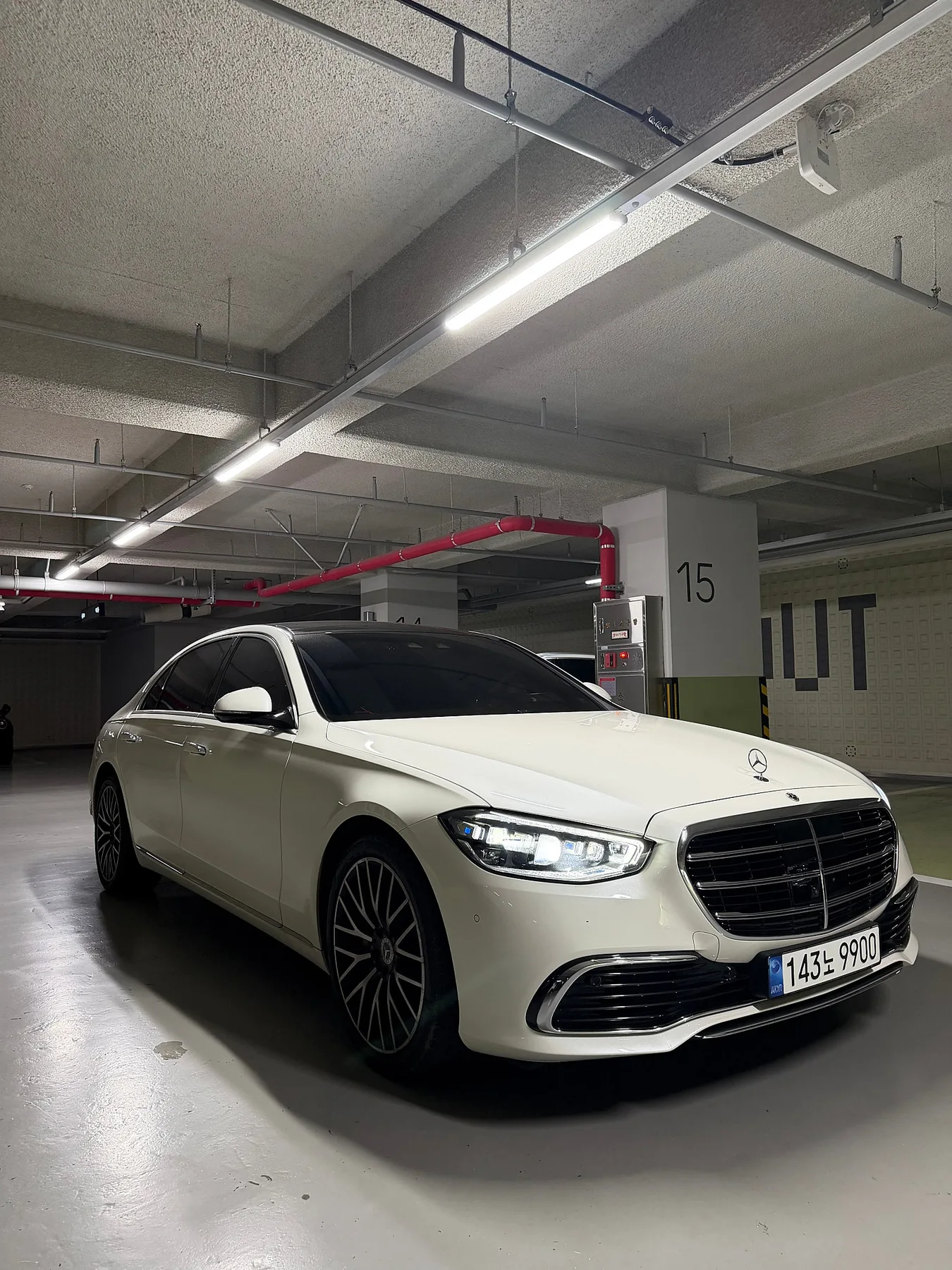 벤츠 S580L 4MATIC 2022 흰색 사진 3